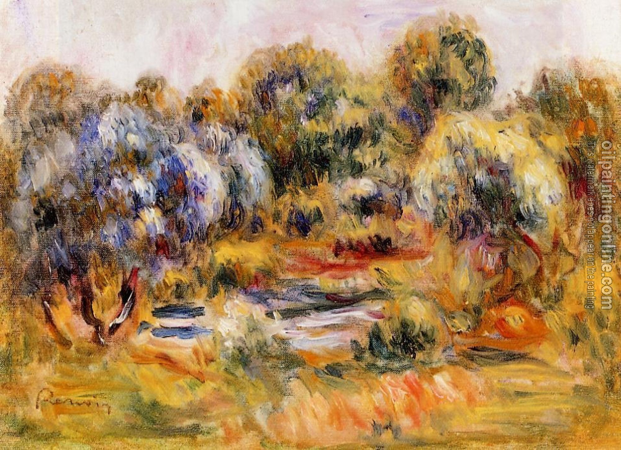 Renoir, Pierre Auguste - Cagnes Landscape